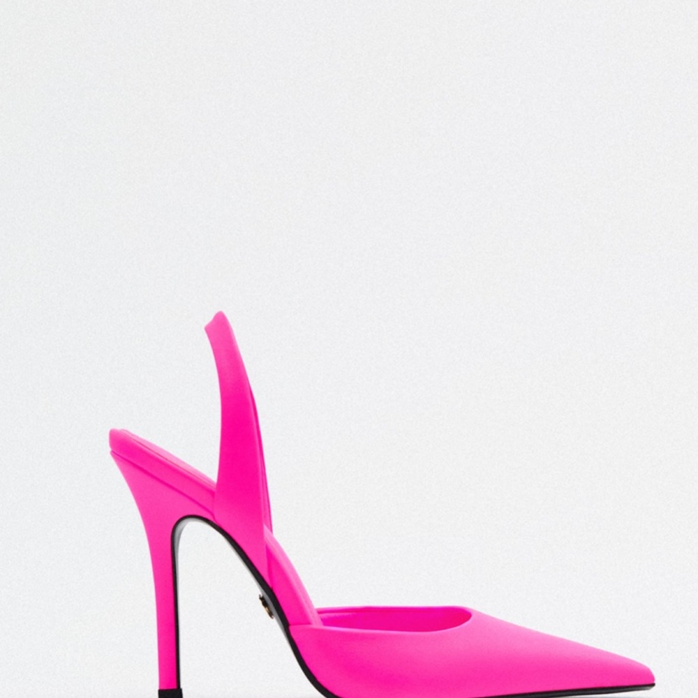 ZARA LEATHER SLING BACKS